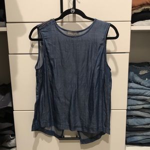 Michael Stars “denim” lyocell tank